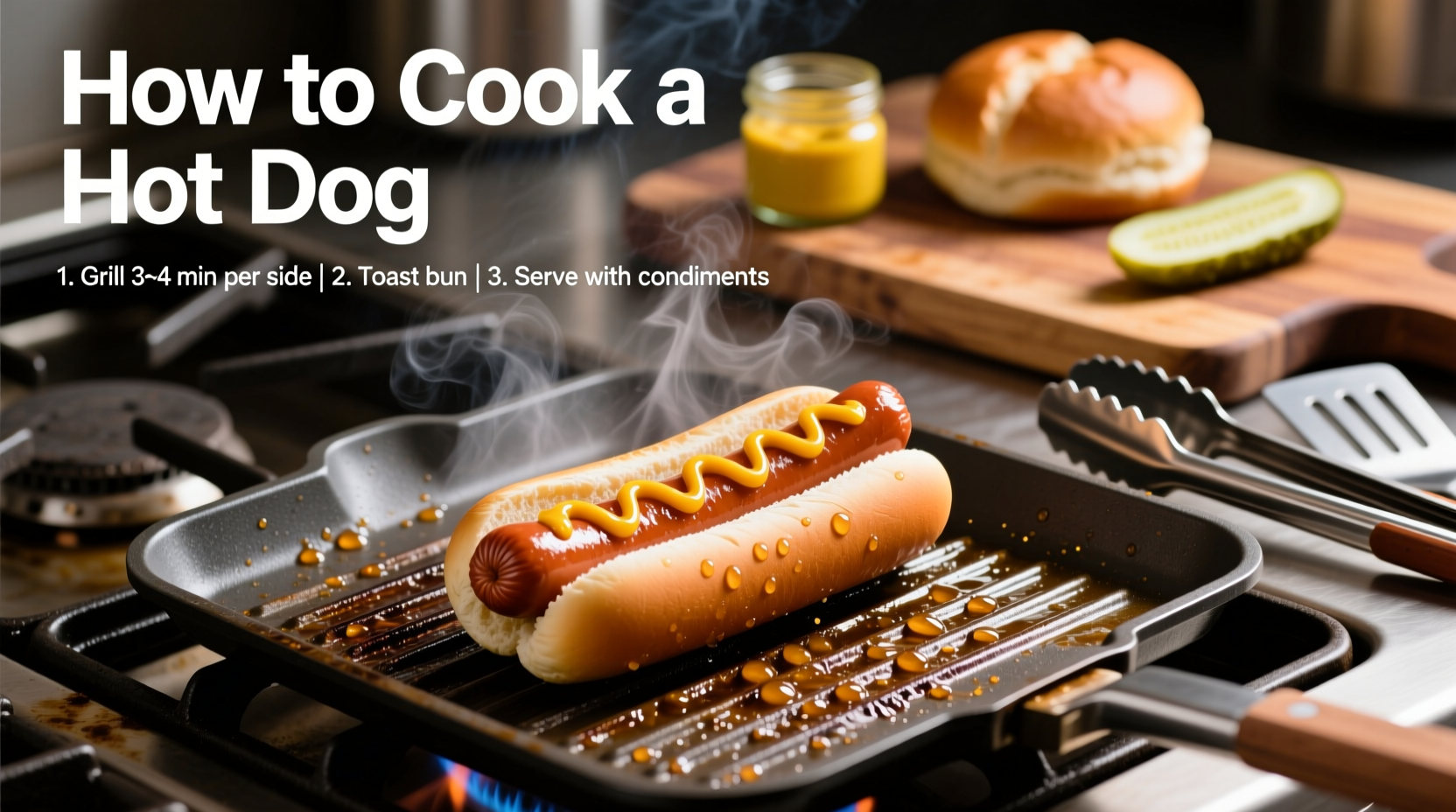 how to cook a hotdog
