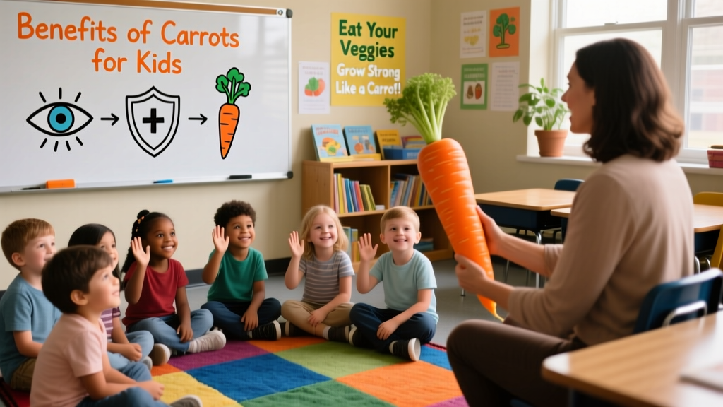 The Science-Backed Benefits of Carrots for Kids: Nutrition, Development, and Practical Feeding Strategies