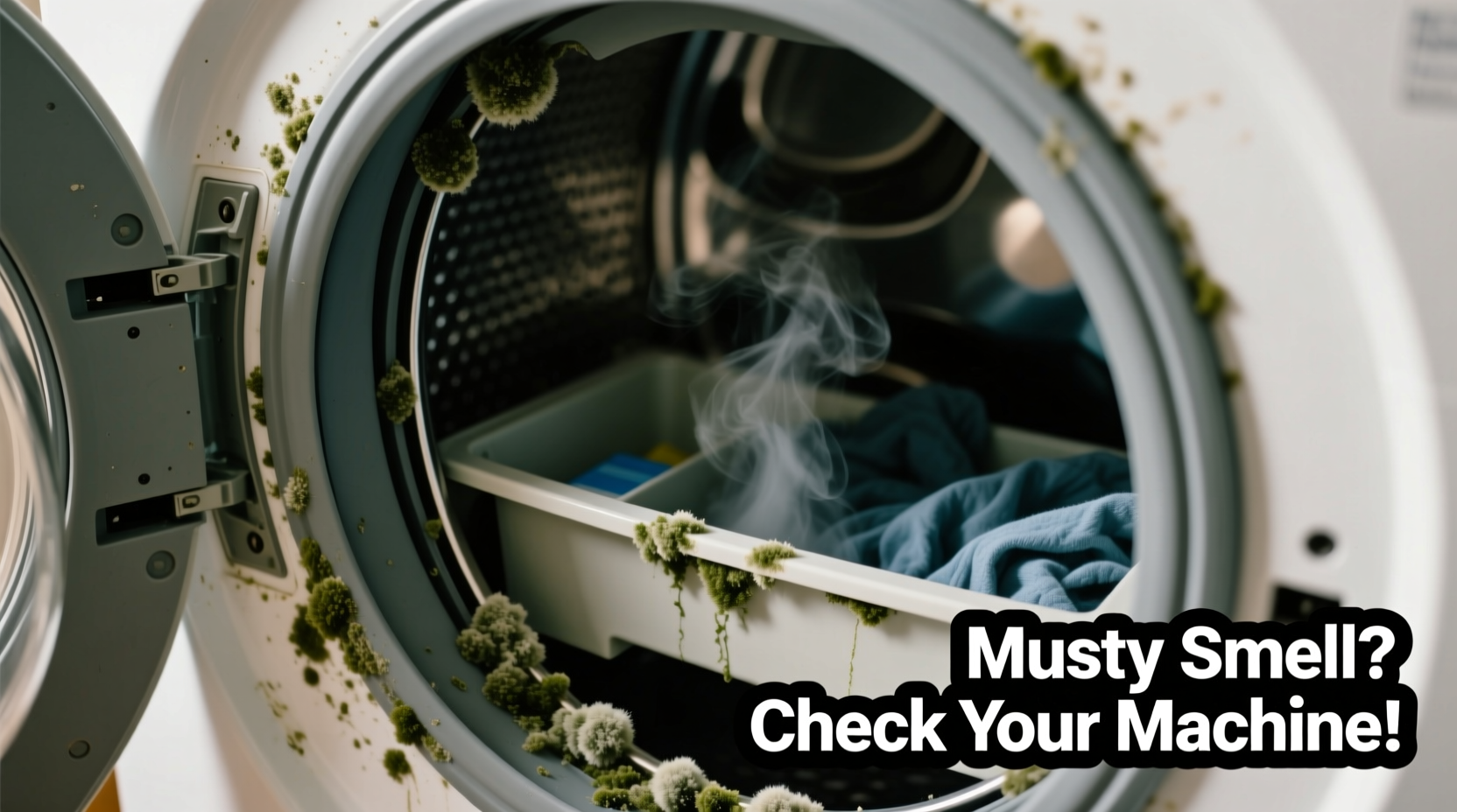 why does my laundry still smell musty after washing possible machine issues