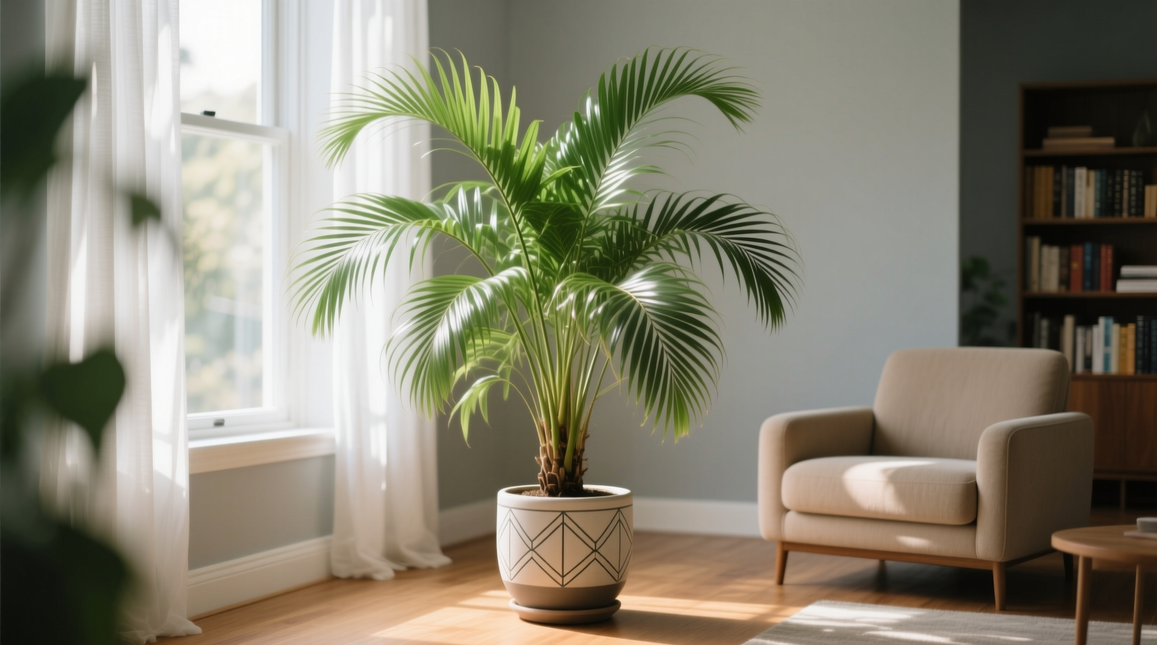indoor cat palm