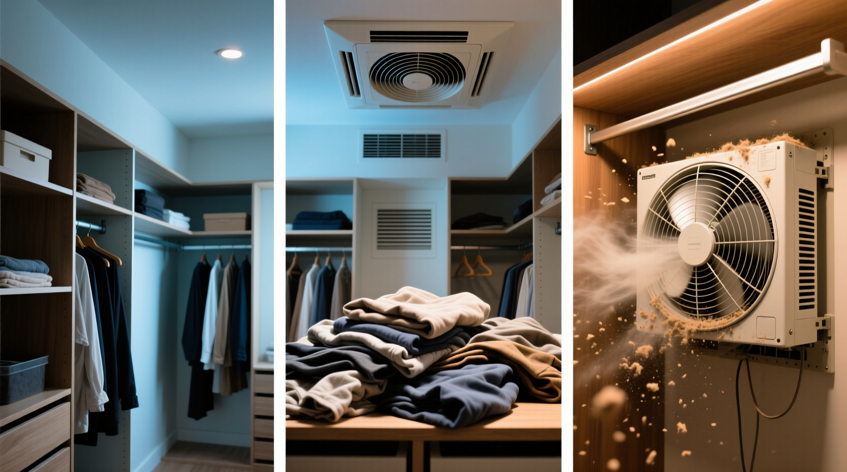 closet ventilation in windowless master suites