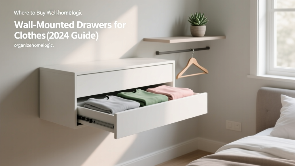 Where to Buy Wall-Mounted Drawers for Clothes (2024 Guide)