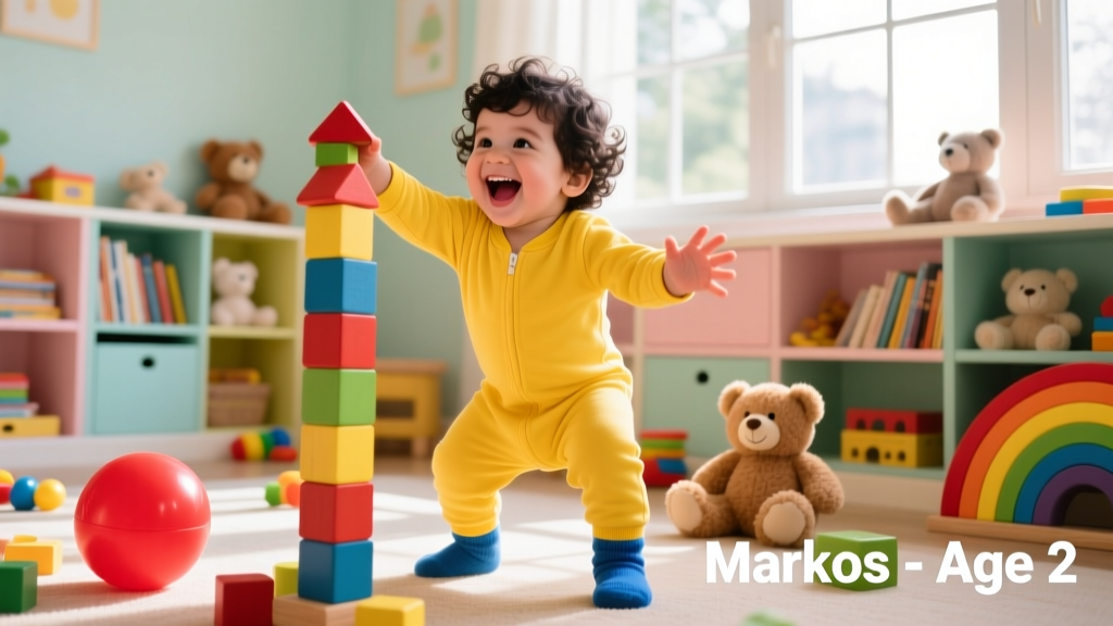 Markos: Understanding Developmental Milestones, Behavioral Patterns, and Support Strategies for Toddlers Aged 24–36 Months