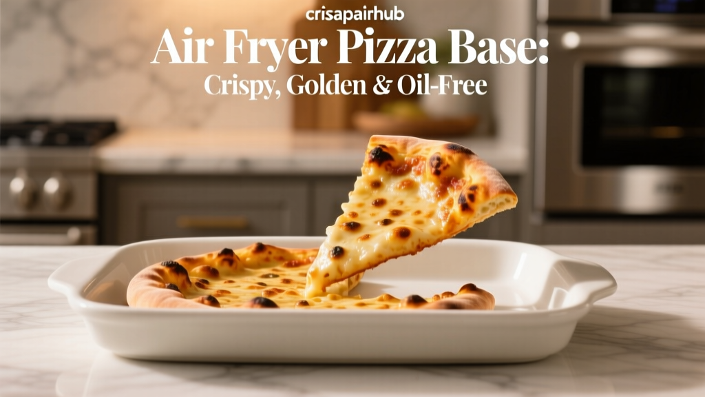 Air Fryer Pizza Base: Crispy, Golden & Oil-Free