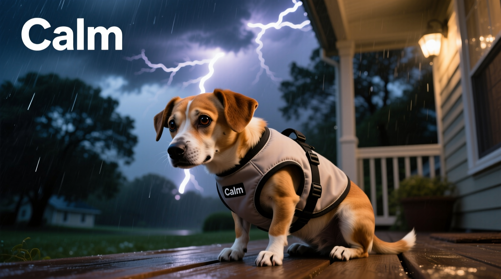 Curated visual reference: Picture Idea: Dog Anxiety Vests Do They Work During Thunderstorms And Fireworks