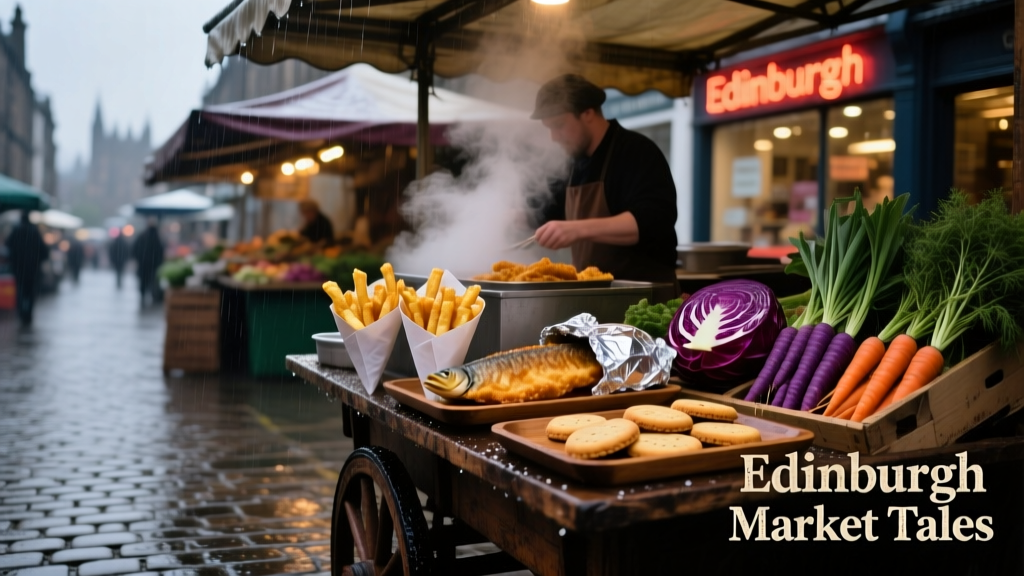 Scenes From Rainy Edinburgh: The Water of Leith Walkway and Its Culinary Soul