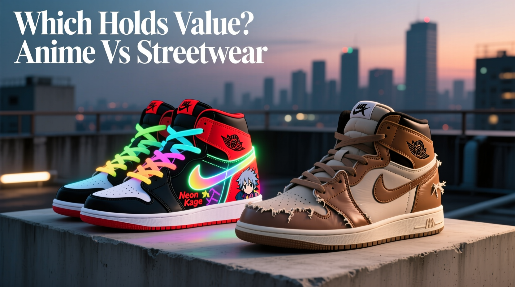 anime sneakers vs streetwear kicks which collectible footwear holds its resale value