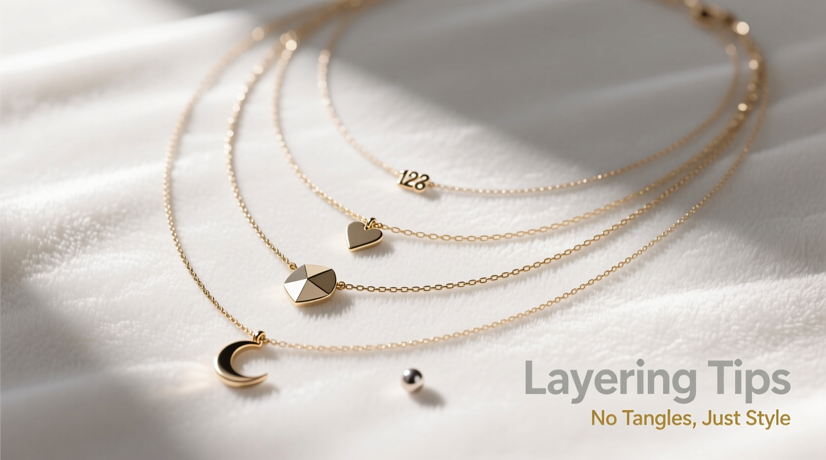 how to layer necklaces without tangling them for an effortless jewelry look