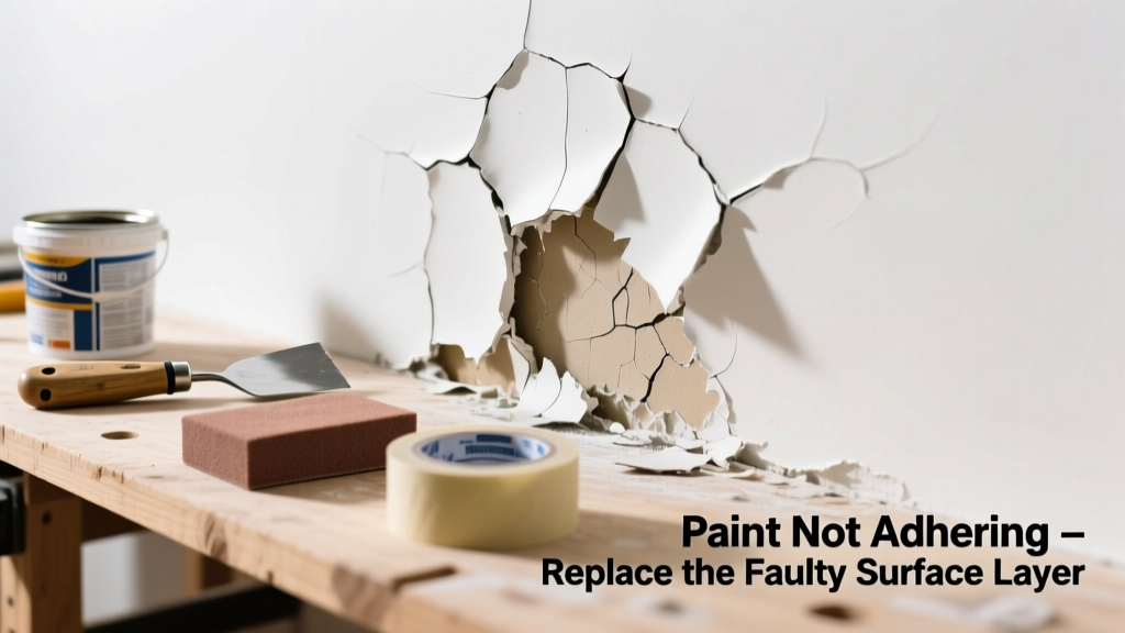 Paint Not Adhering? Replace the Faulty Surface Layer
