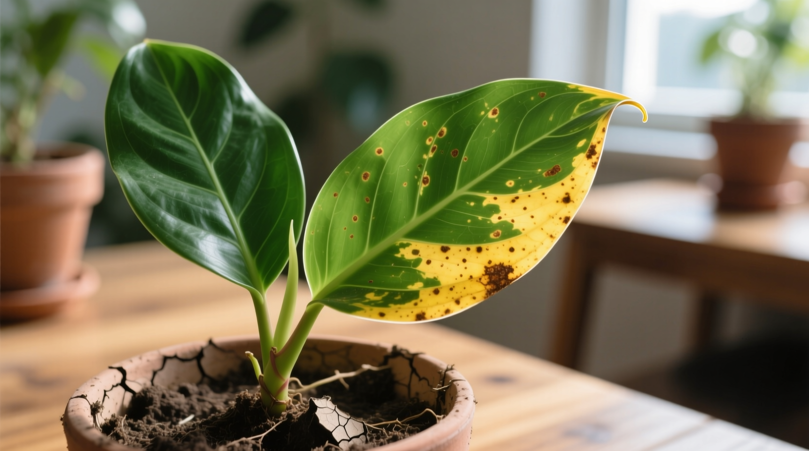 why are the leaves on my aglaonema turning yellow