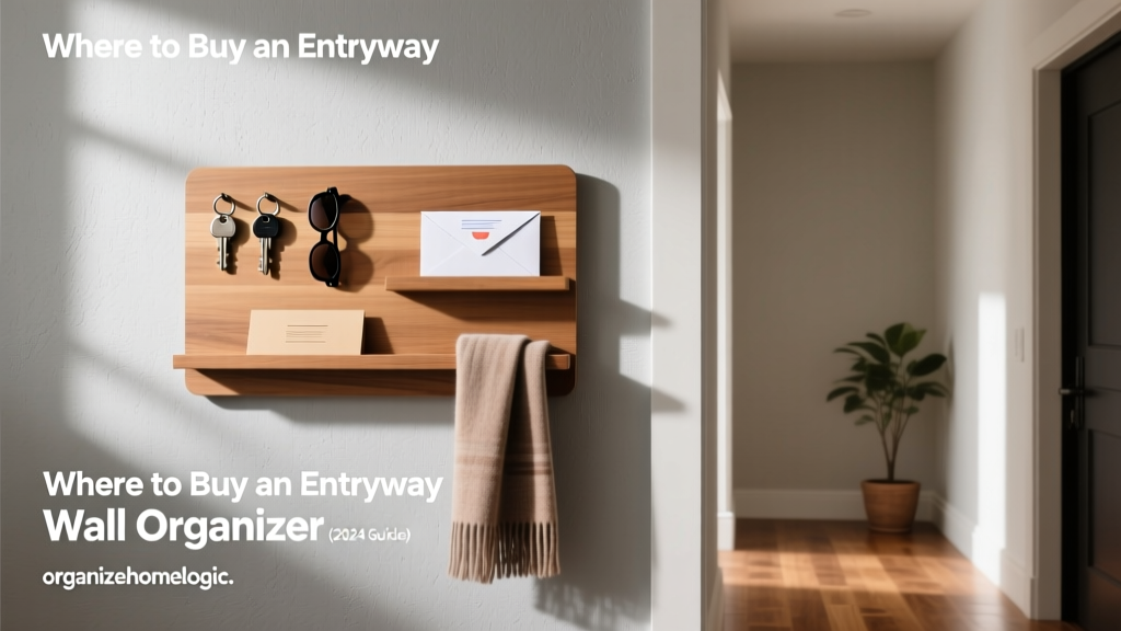 Where to Buy an Entryway Wall Organizer (2024 Guide)