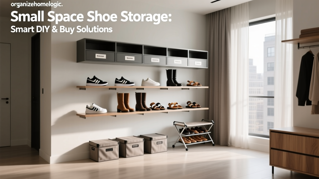 Small Space Shoe Storage: Smart DIY & Buy Solutions