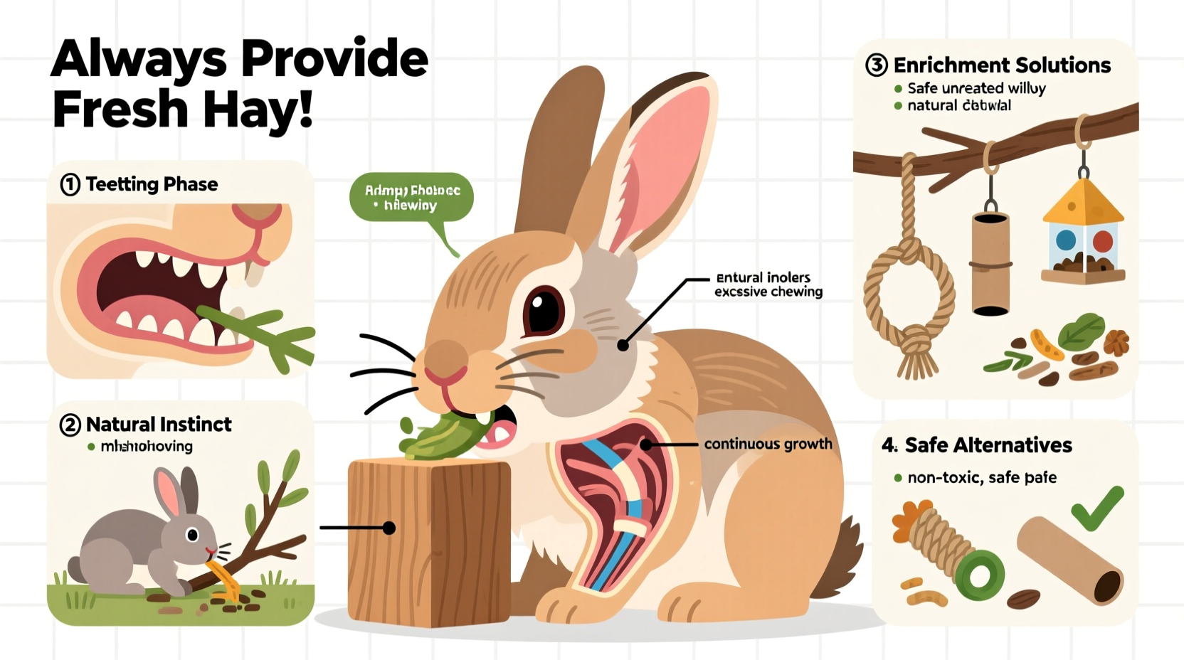 why do rabbits chew everything teething and enrichment solutions