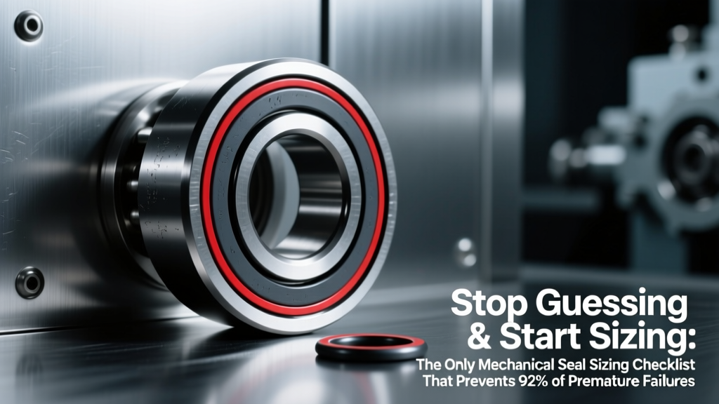 Mechanical Seal Sizing Checklist: Prevent 92% of Failures