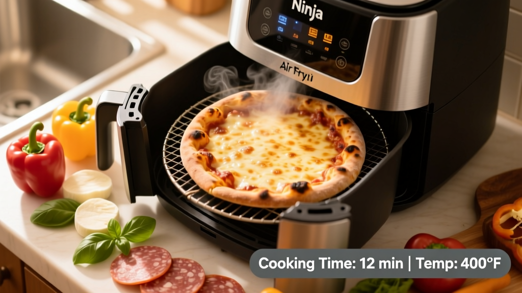 How to Cook Frozen Pizza in Ninja Foodi Air Fryer