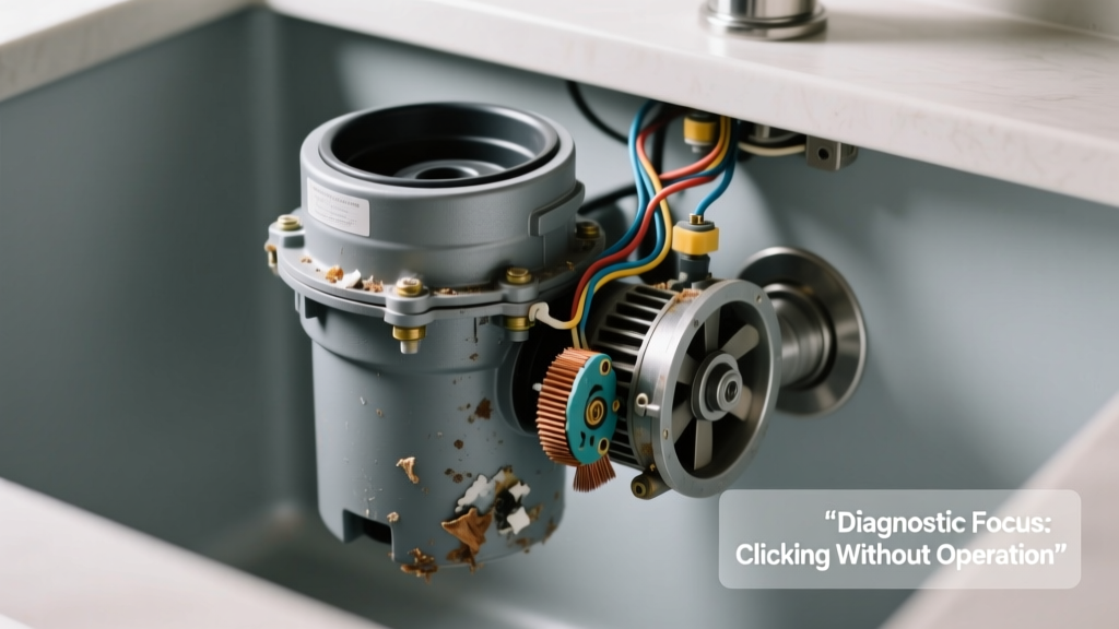 Garbage Disposal Clicking But Not Turning On