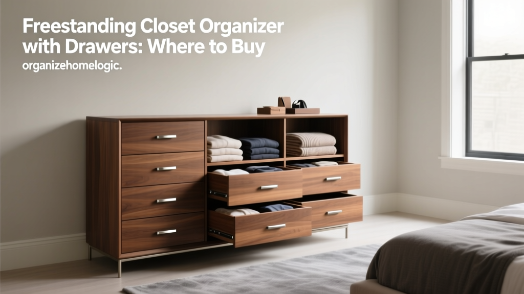 Freestanding Closet Organizer with Drawers: Where to Buy