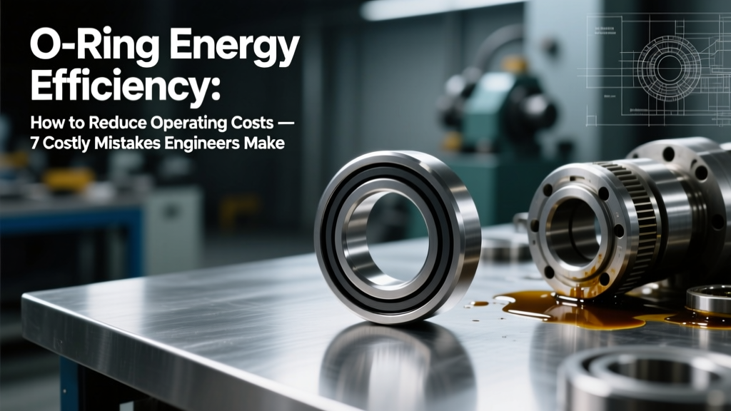 O-Ring Energy Efficiency: Cut Seal Power Loss 30–65%