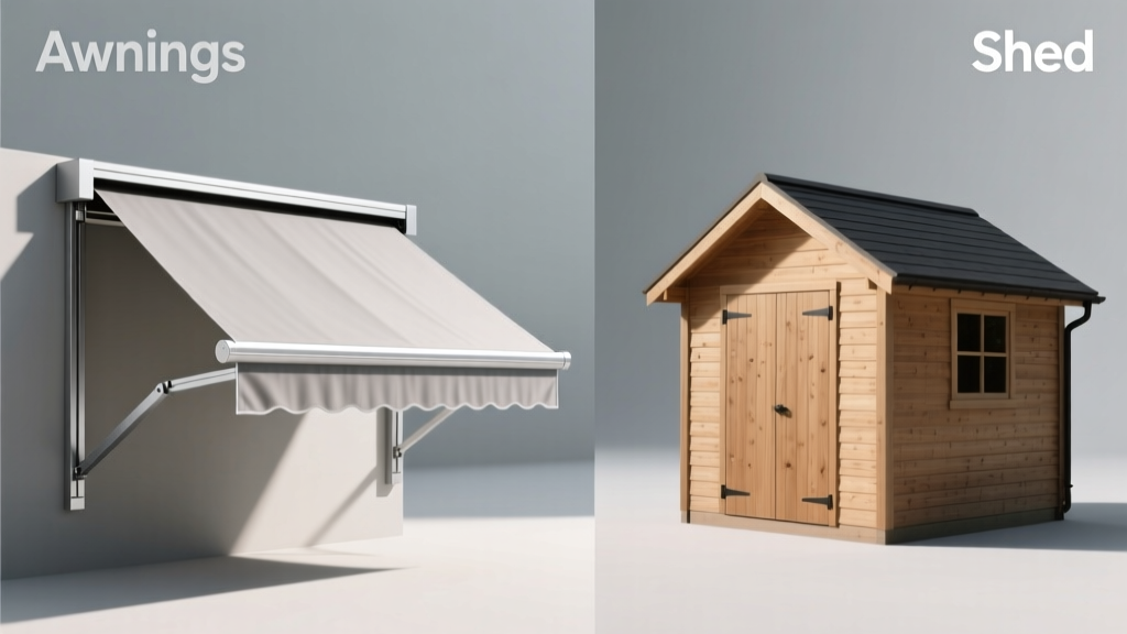 Awnings vs Shed: Which Outdoor Shade Solution Wins?
