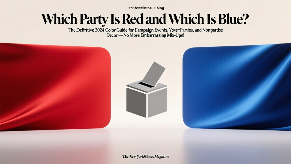 Red and Blue Party Colors: Official 2026 Guide
