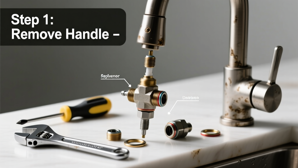 Fixing a Worn Kitchen Faucet Cartridge: Step-by-Step