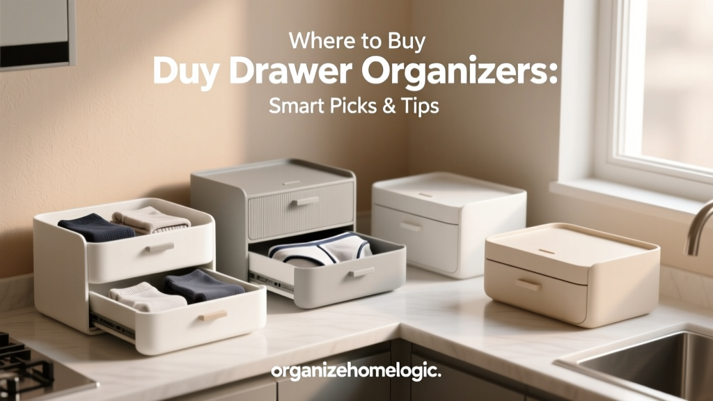Where to Buy Drawer Organisers: Smart Picks & Tips