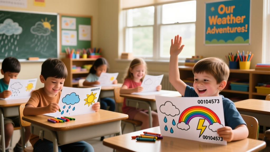Weather Coloring Pages_00104573: Evidence-Based Learning Tools for Early Science Literacy