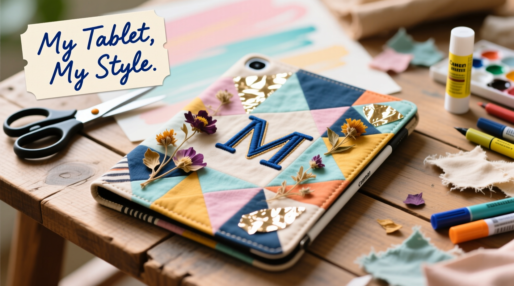 how to personalize your tablet cover with easy diy ideas