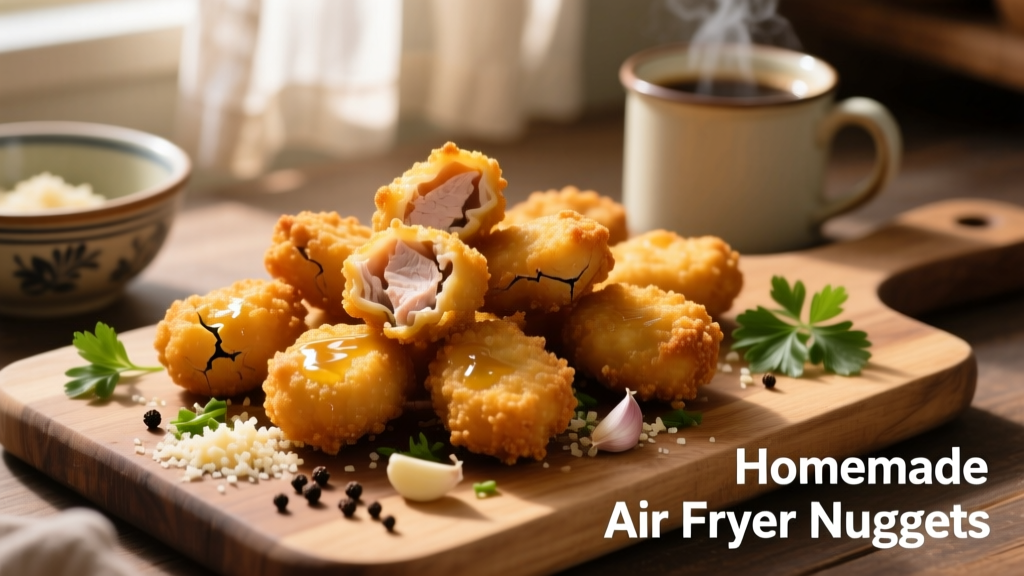Homemade Air Fryer Nuggets (Crispy & Juicy!)