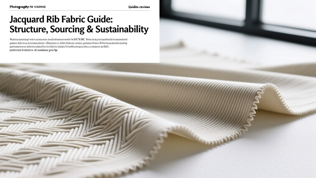 Jacquard Rib Fabric Guide: Structure, Sourcing & Sustainability