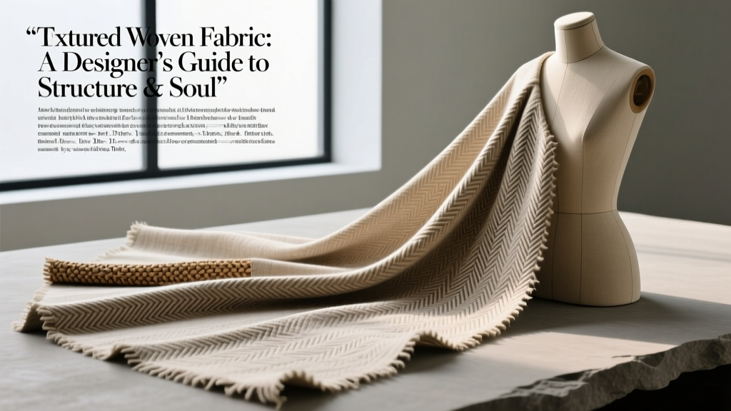 Textured Woven Fabric: A Designer’s Guide to Structure & Soul
