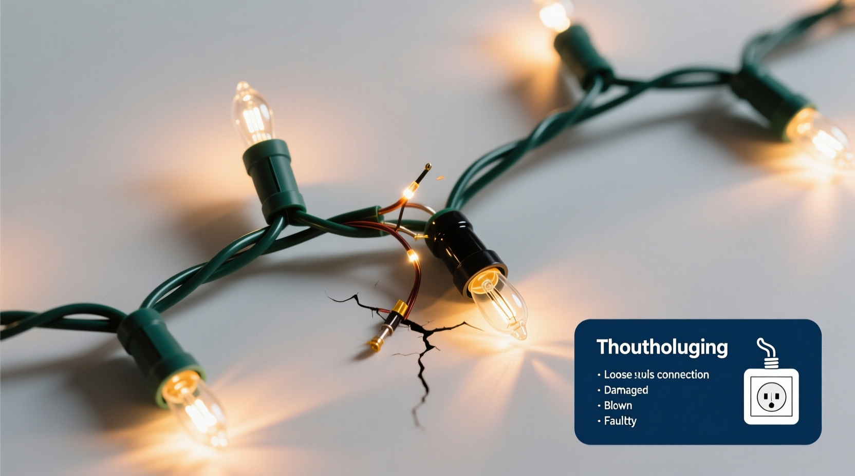 why does half my strand of christmas lights go out troubleshooting tips