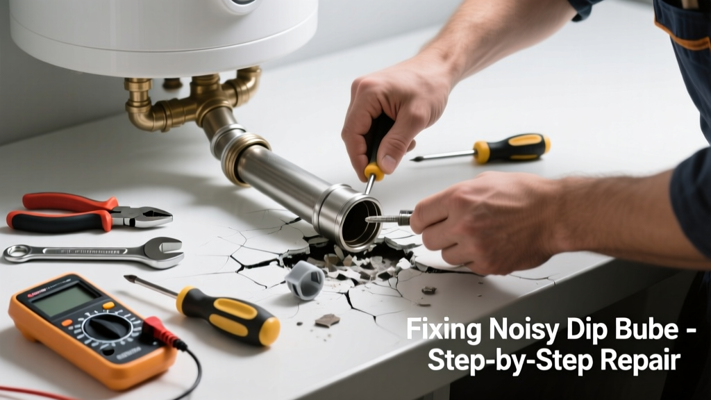 Fixing a Broken Water Heater Dip Tube Causing Noise