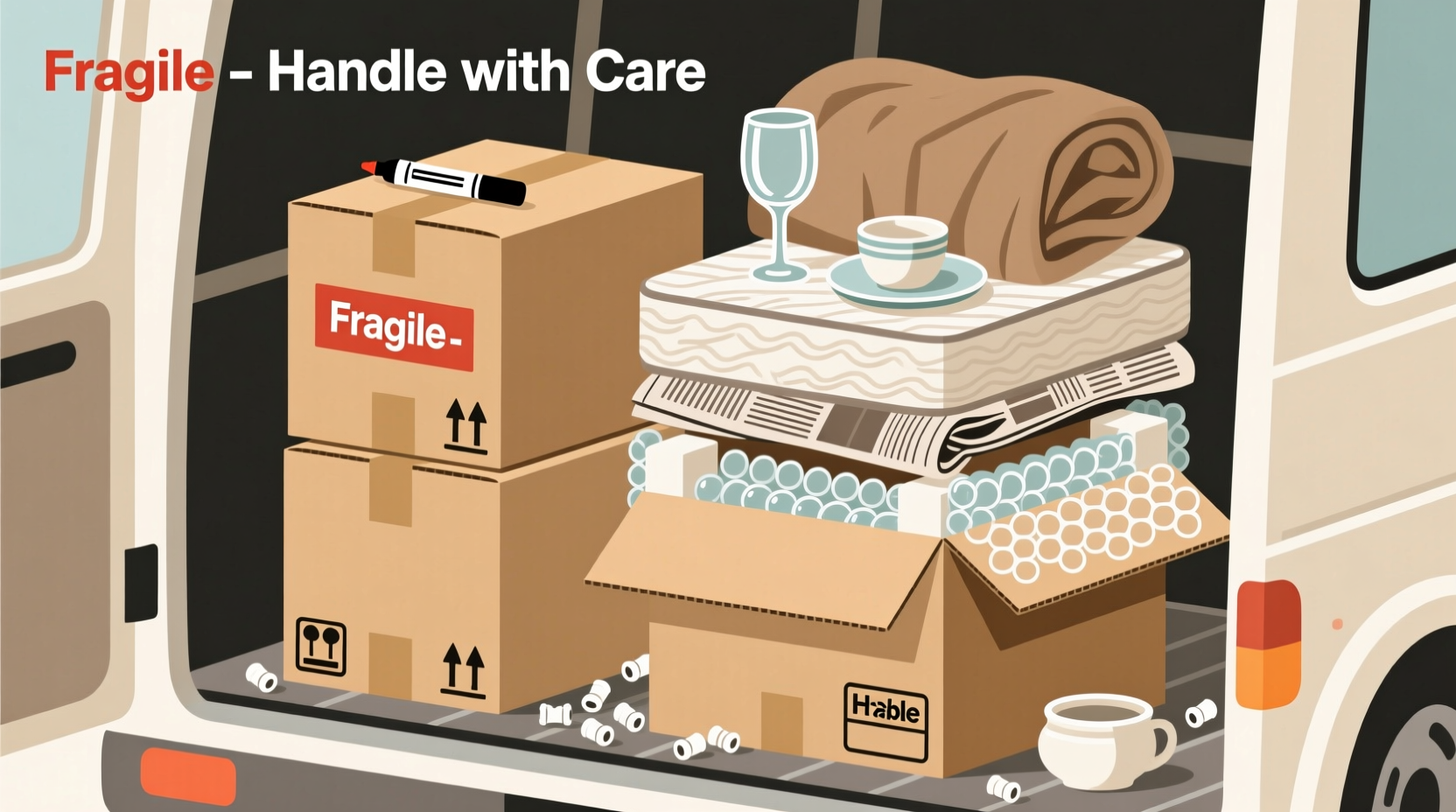 best way to pack fragile items for moving without breaking a single thing