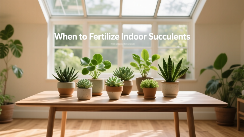 Succulent Fertilizing: The 4-Month Growth Window (2026)