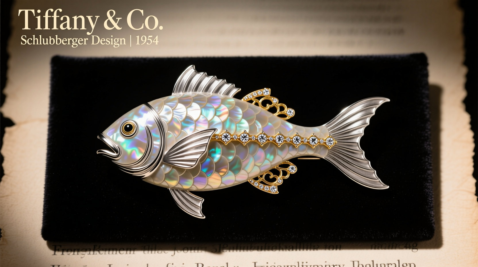 tiffany co schlumberger royal fish brooch