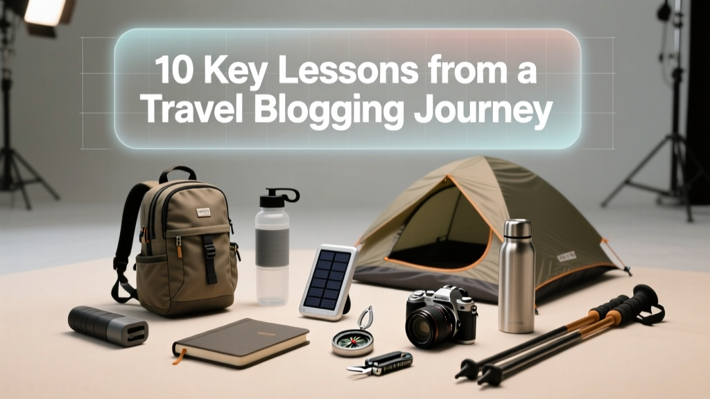 10 Key Lessons From Travel Blogging: Real Gear, Real Miles, Real Mistakes