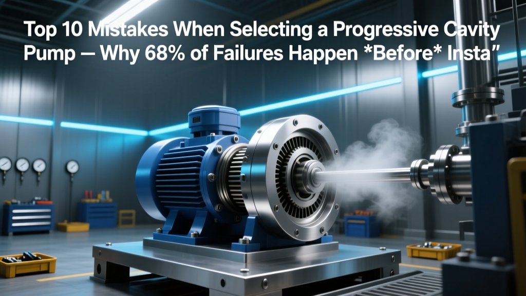 10 Progressive Cavity Pump Selection Mistakes & Fixes