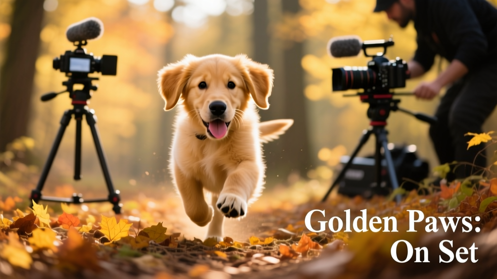 Golden Retriever Puppy’s Cool Filming Adventure Is the Content We’re Here For