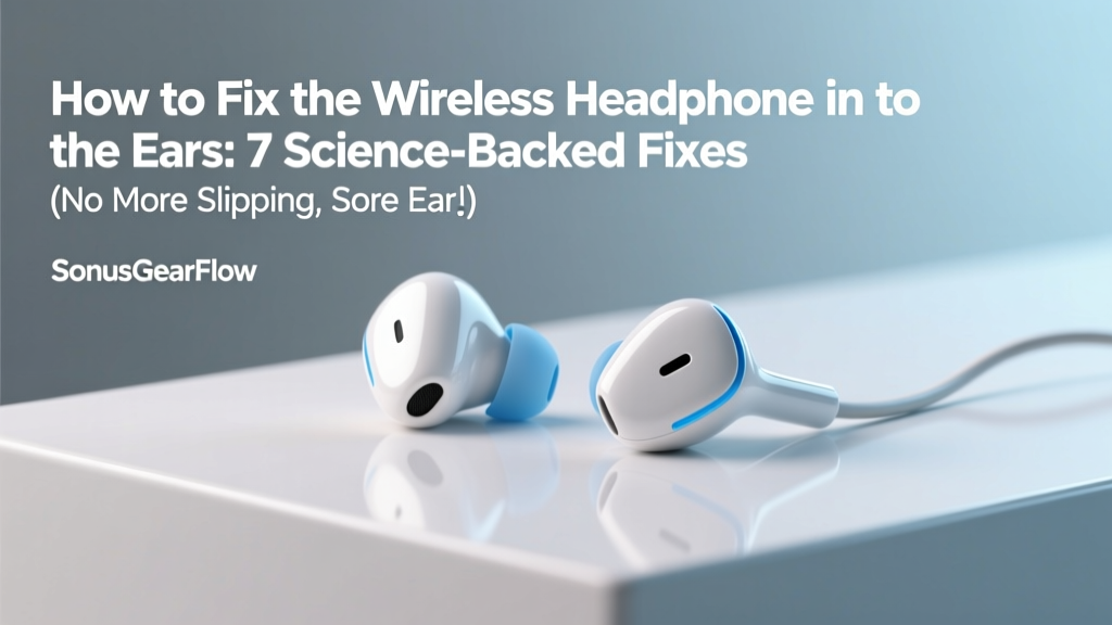 Wireless Earbud Fit Fixes: Science-Backed Solutions