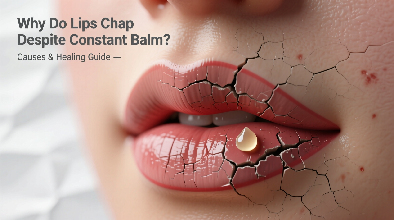 why do my lips chap even with constant balm and how to heal them