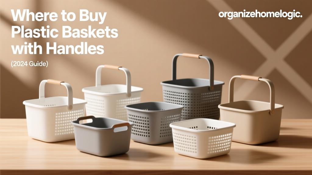 Where to Buy Plastic Baskets with Handles (2024 Guide)