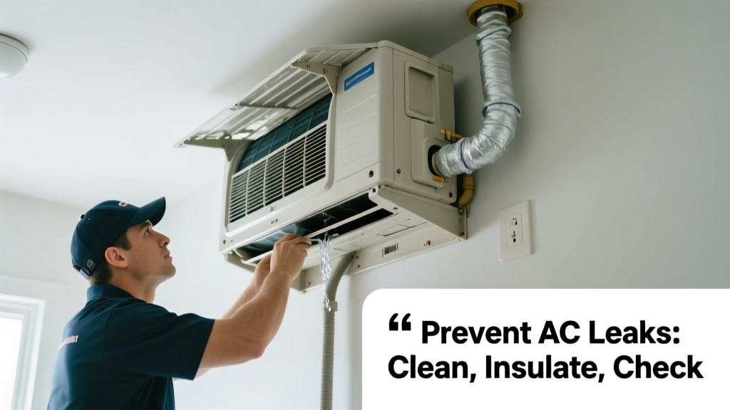 How to Prevent AC Leaking Water Indoors