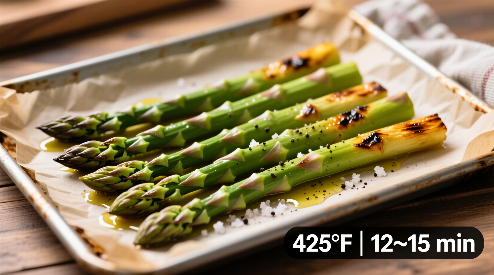 what temp to cook asparagus in oven
