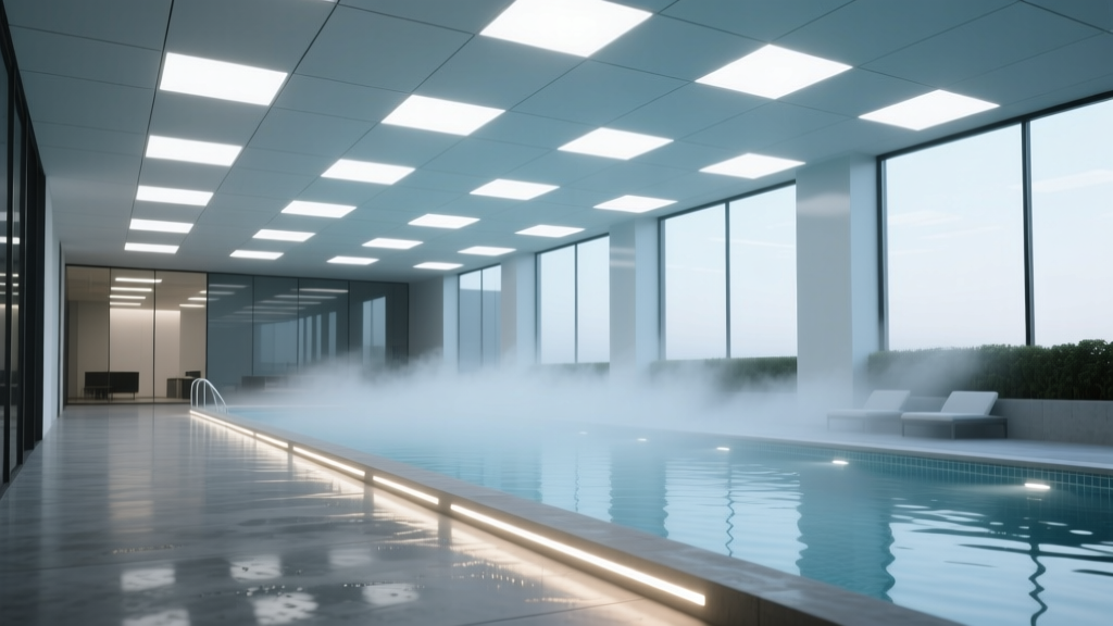 Wet-Rated Pool Deck Lighting for Resorts