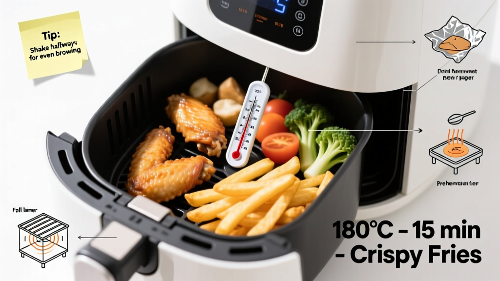Air Fryer Temperature Guide in Celsius (Real-World Tested)