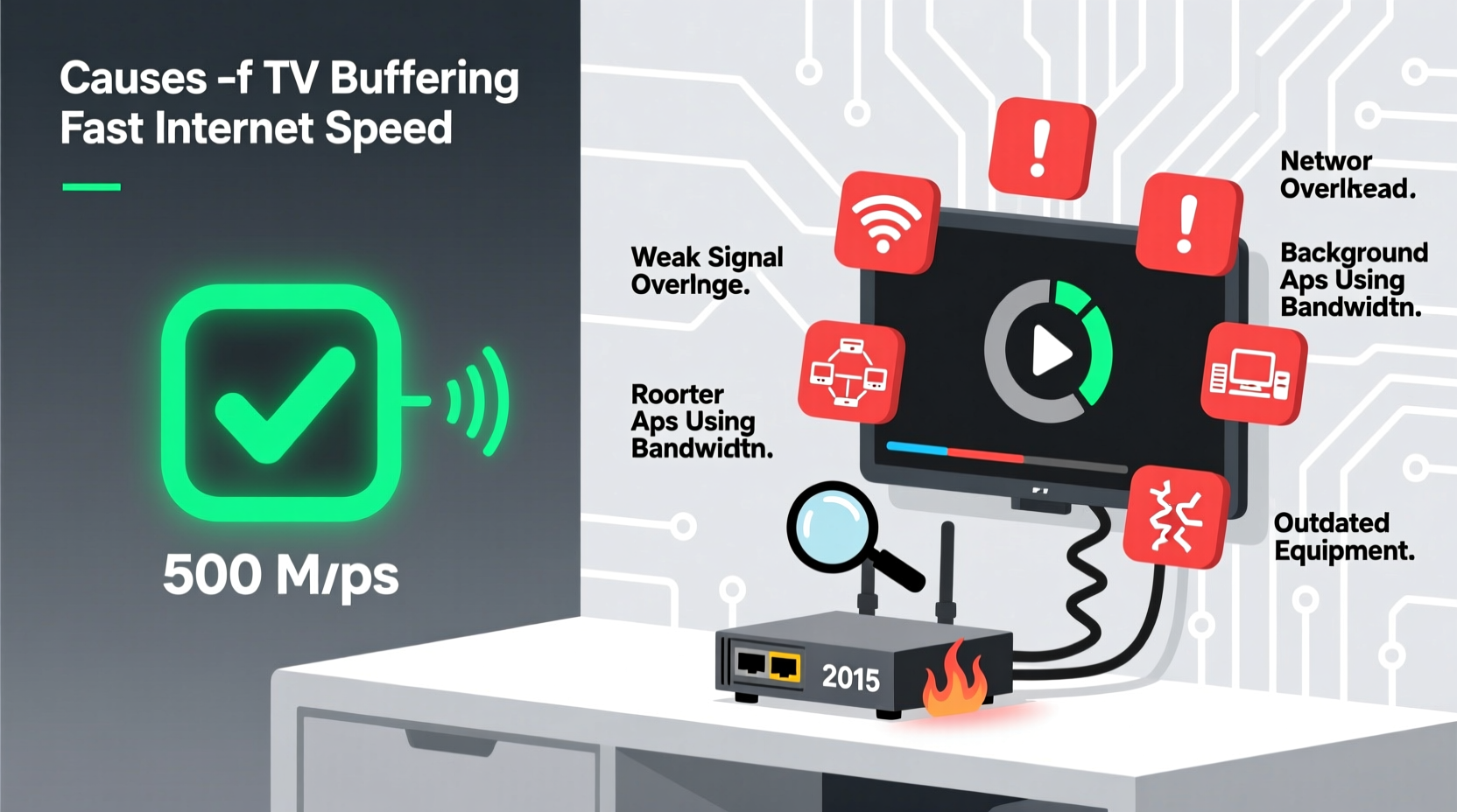 why does my tv buffer even with fast internet speed fixes