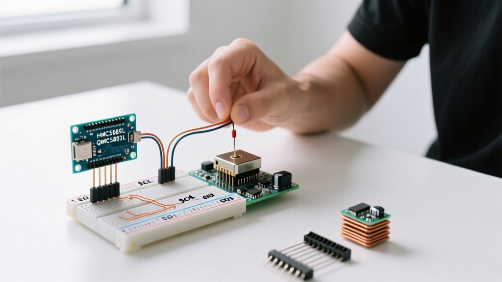 Magnetometer Arduino Configuration: HMC5883L vs QMC5883L I2C Setup