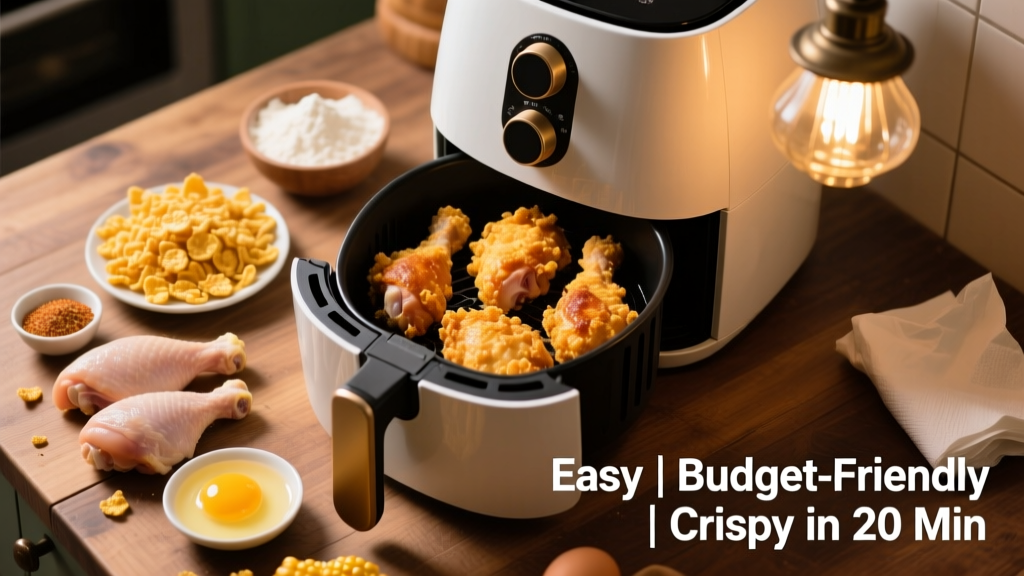 Crispy Corn Flake Chicken in Air Fryer (Easy & Budget-Friendly)