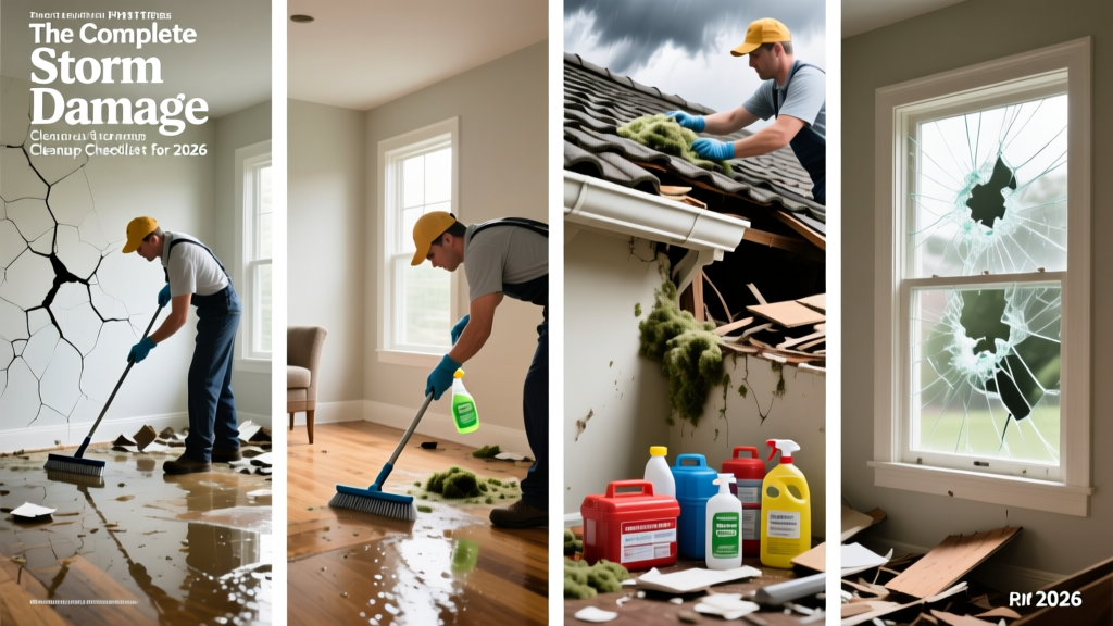 The Complete Storm Damage Cleanup Checklist for 2026